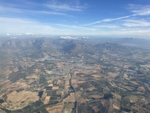 Traslado privado: origen Stellenbosch, destino Aeropuerto Internacional de Ciudad del Cabo